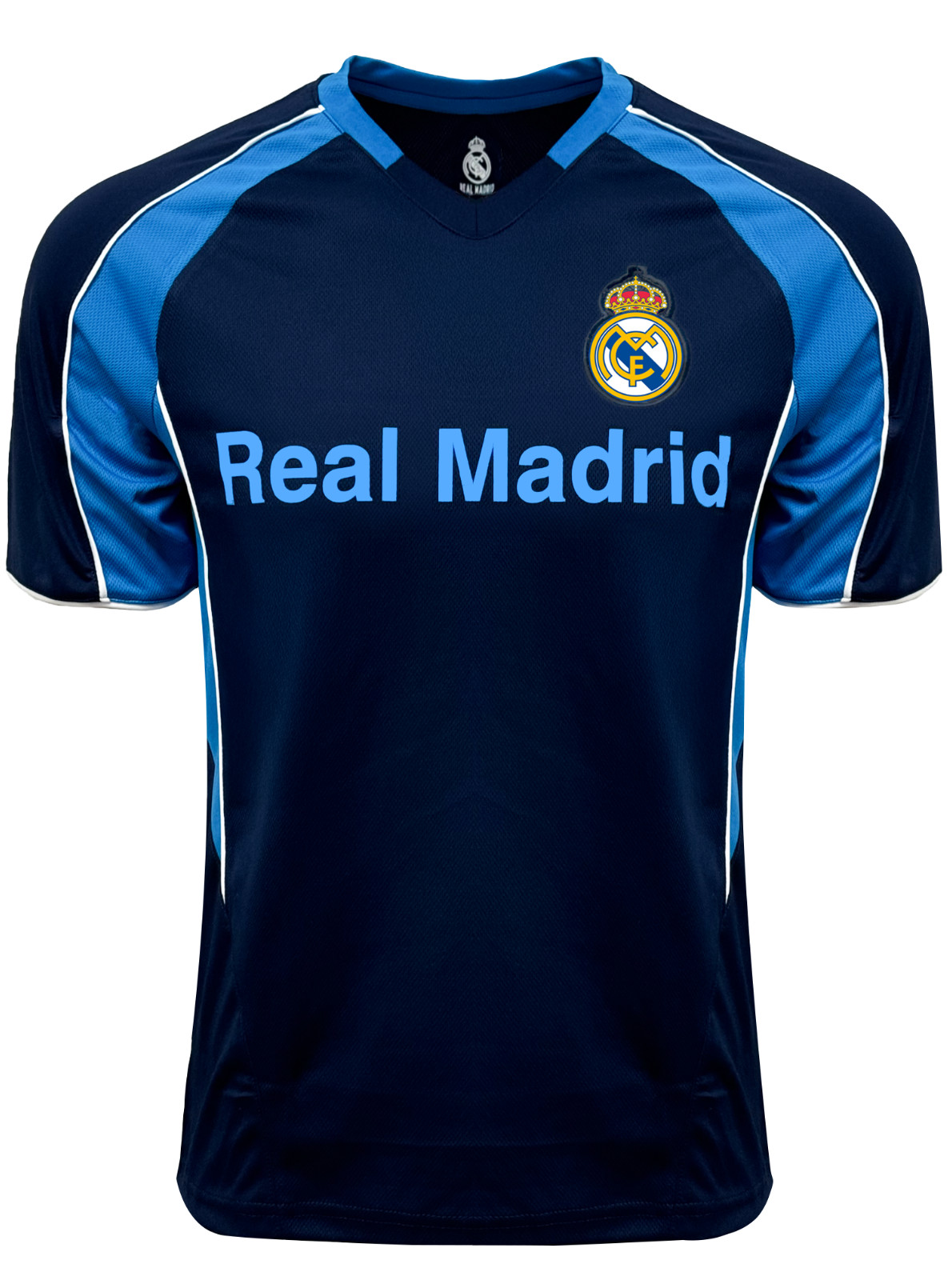 Adult Real Madrid Navy Jersey – Crest Logo – Modern Design