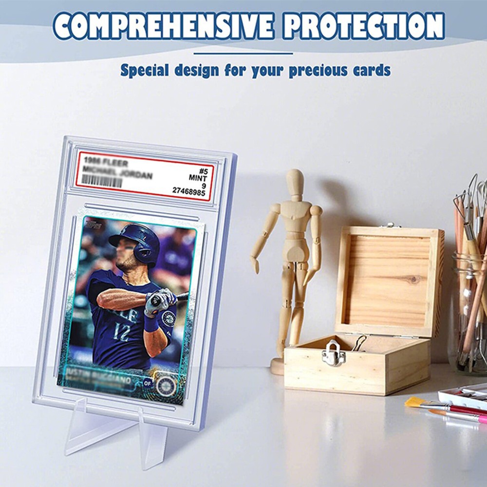Empty Graded Card Holder PSA Style Slab for Trading Sports Cards Protector Case