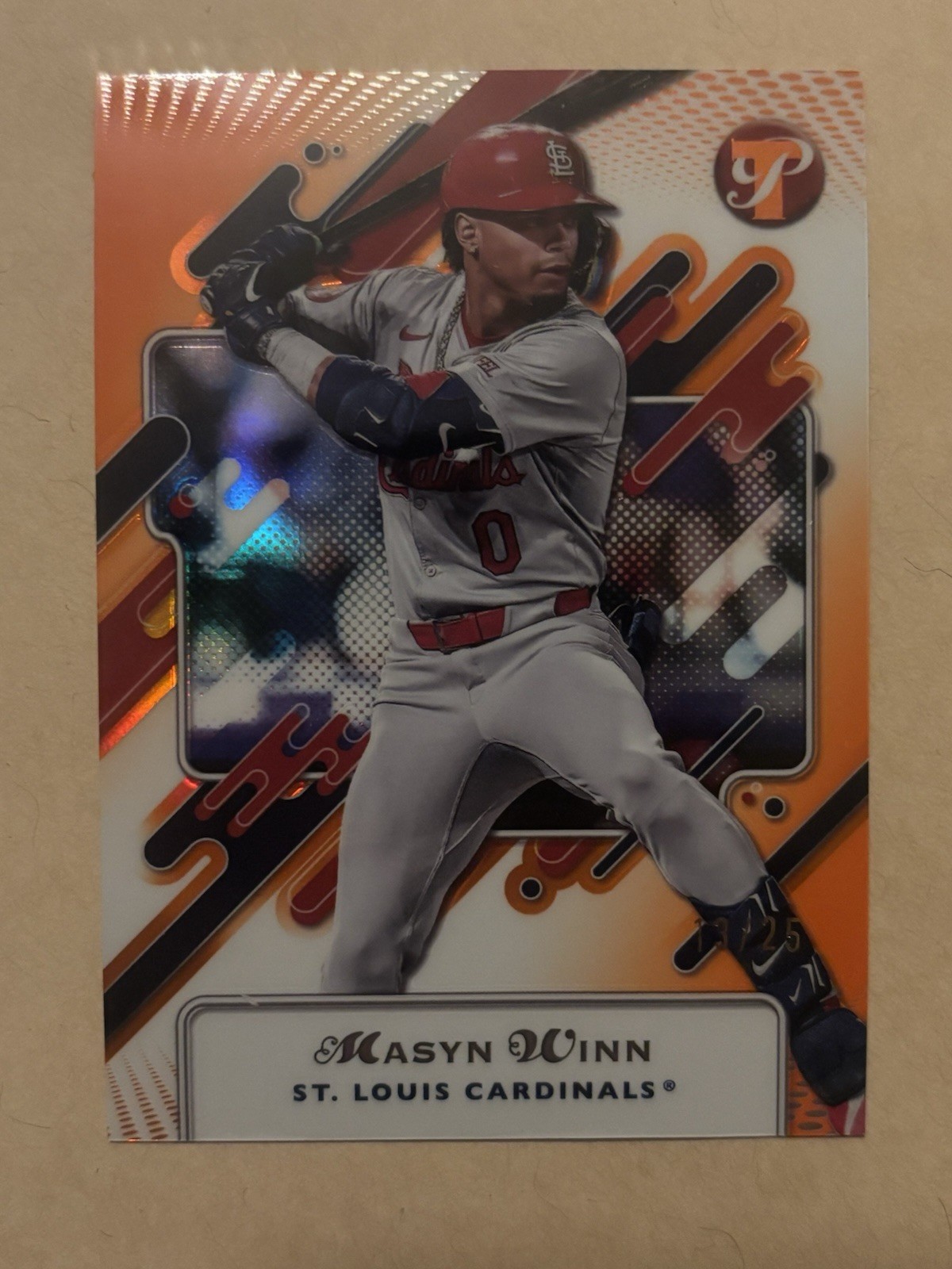 2025 Topps Pristine – Masyn Winn #226 Orange Refractor /25
