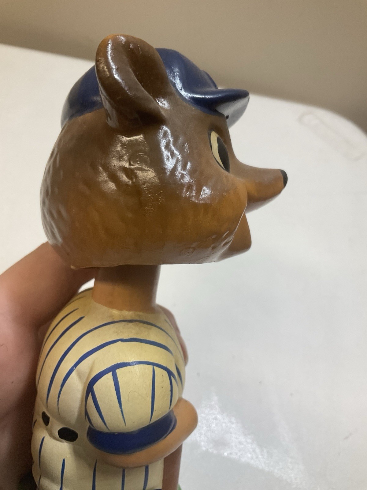 Vintage 1960s Chicago Cubs Mascot Bobblehead Nodder MLB