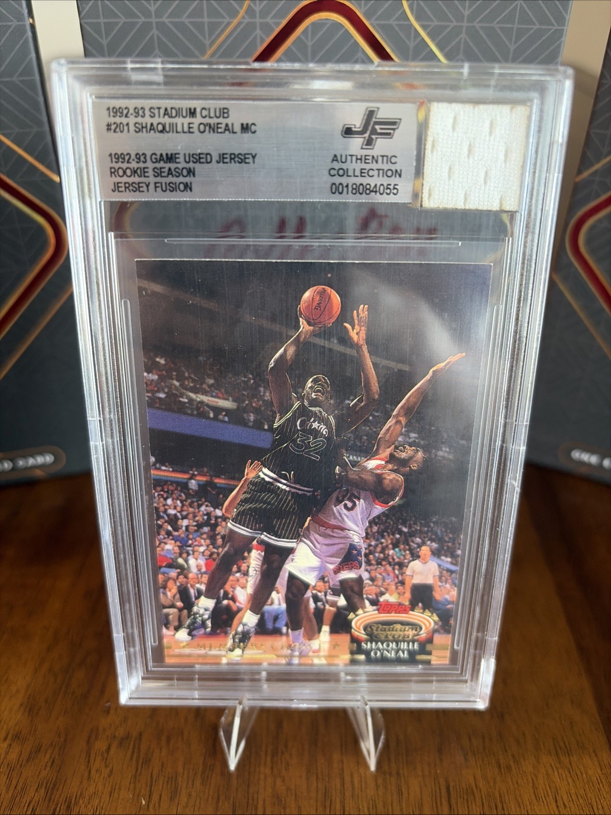 Shaquille O’Neal (RC) Game Used Jersey BGS Topps Stadium Club – Members Choice