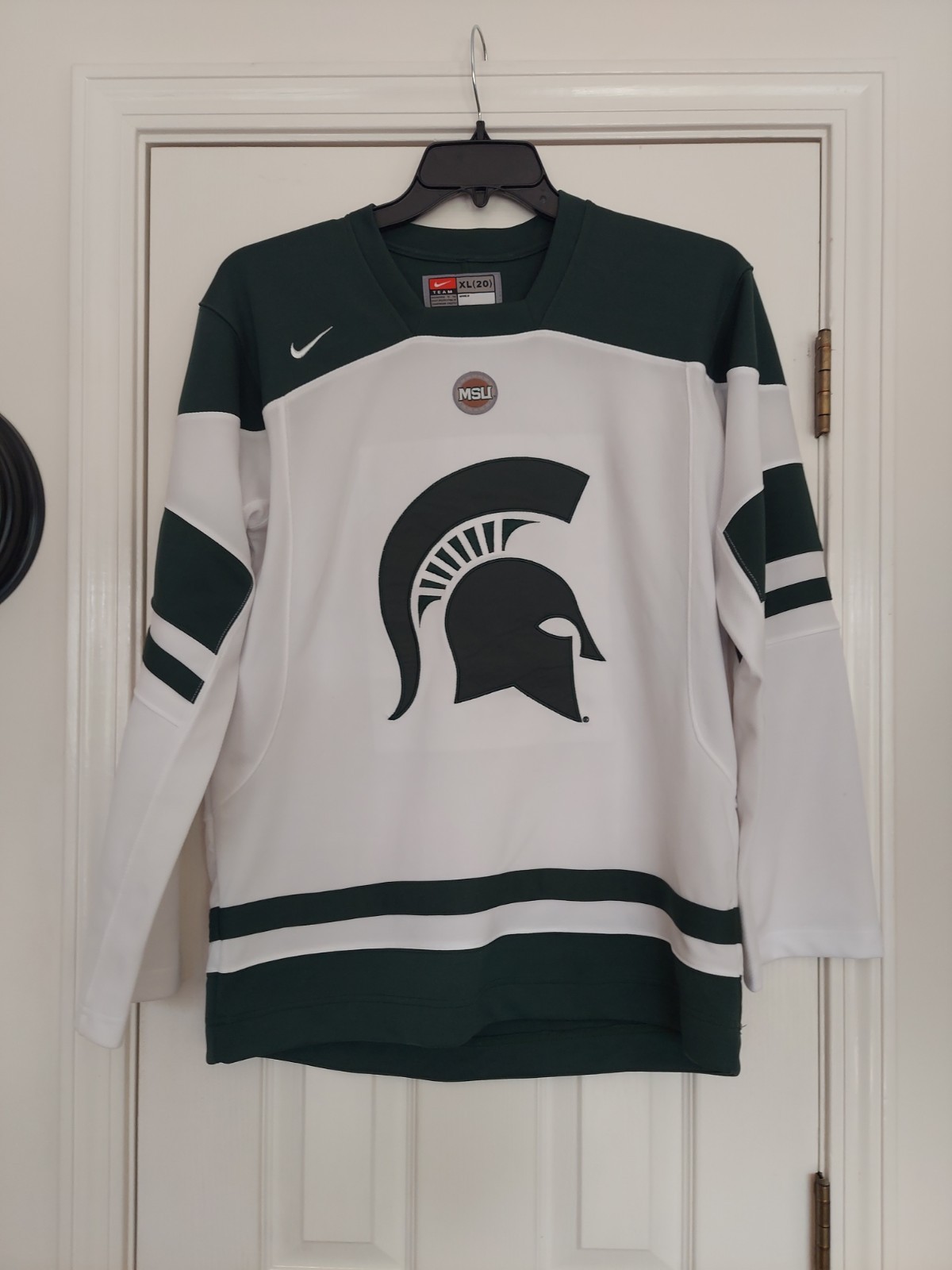 NIKE MSU MICHIGAN STATE UNIVERSITY SPARTANS JERSEY SIZE XL 20 SEE DETAILS