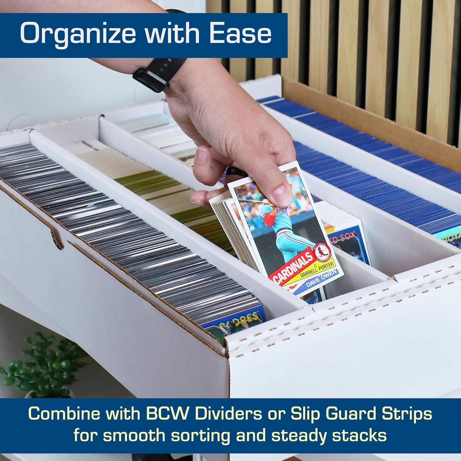 Lightweight 5000 Card Capacity Full Lid Boxes – Perfect for TCG & MTG Collectors