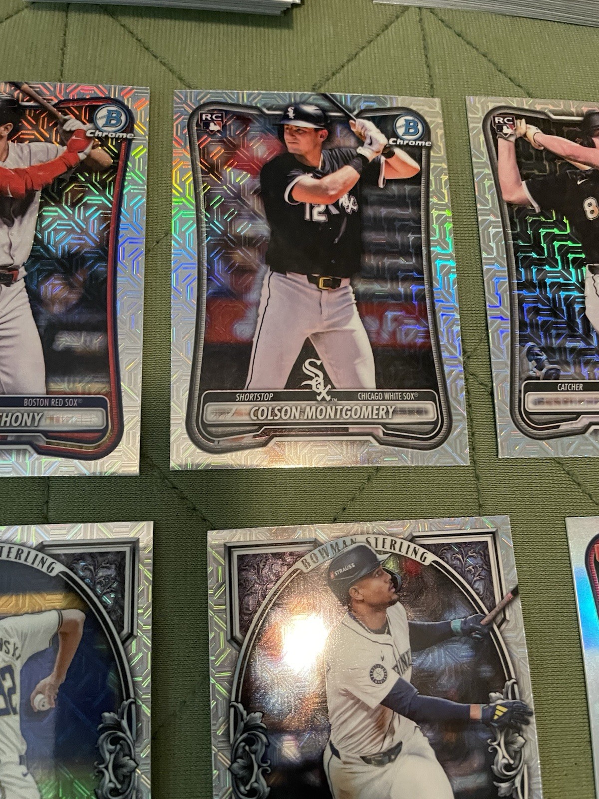 2026 Bowman Lot of 165 Base, Chrome, MOJOs, Top Prospects Numbered Card & 1 Auto