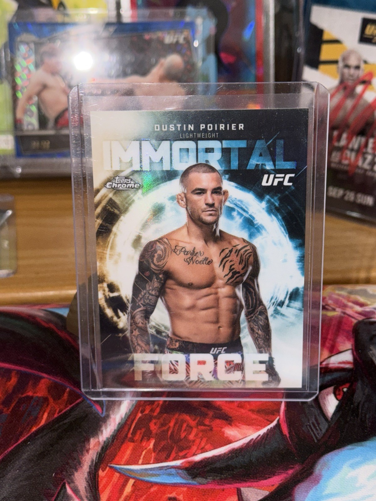 2026 Topps Chrome UFC Dustin Poirier Immortal Force #IF-12 SP Case Hit