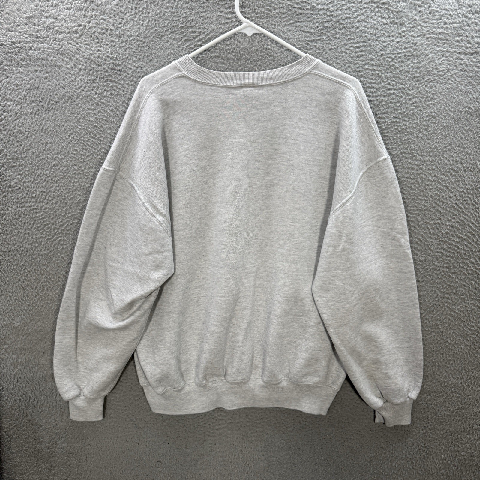 Vintage Wisconsin Badgers Sweatshirt Adult 2XL Gray Crewneck Made In USA 90s