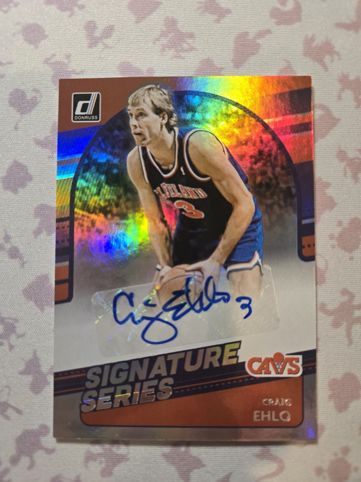 2020-21 Panini Donruss Signature Series Craig Ehlo Auto #SG-CEL Autograph