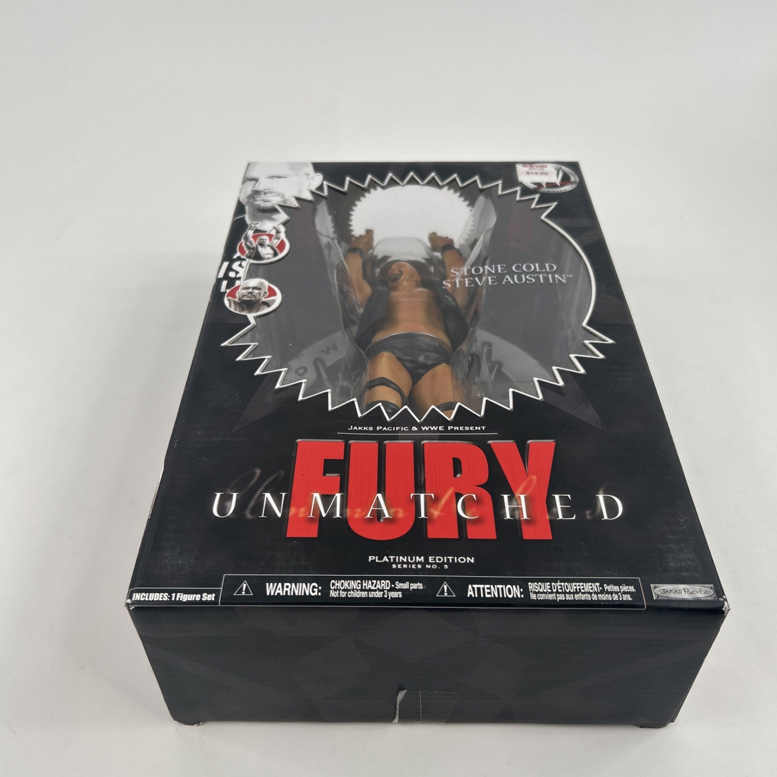 The Rock WWE Unmatched Fury Action Figure JAKKS NIB Platinum Ed. Series 5 AF619