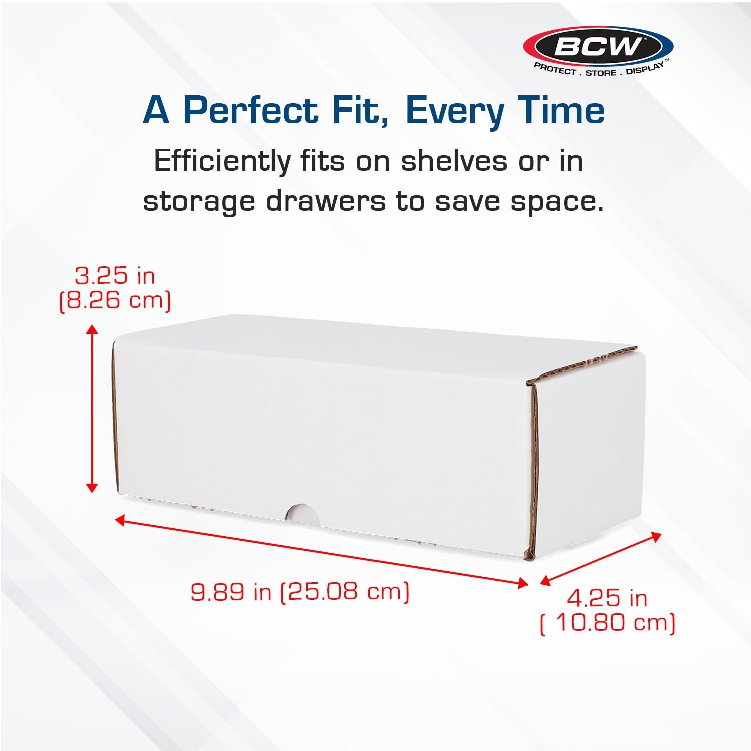 X10 BCW 500 Count Cardboard Storage Boxes For Baseball Sport or Gaming Cards New