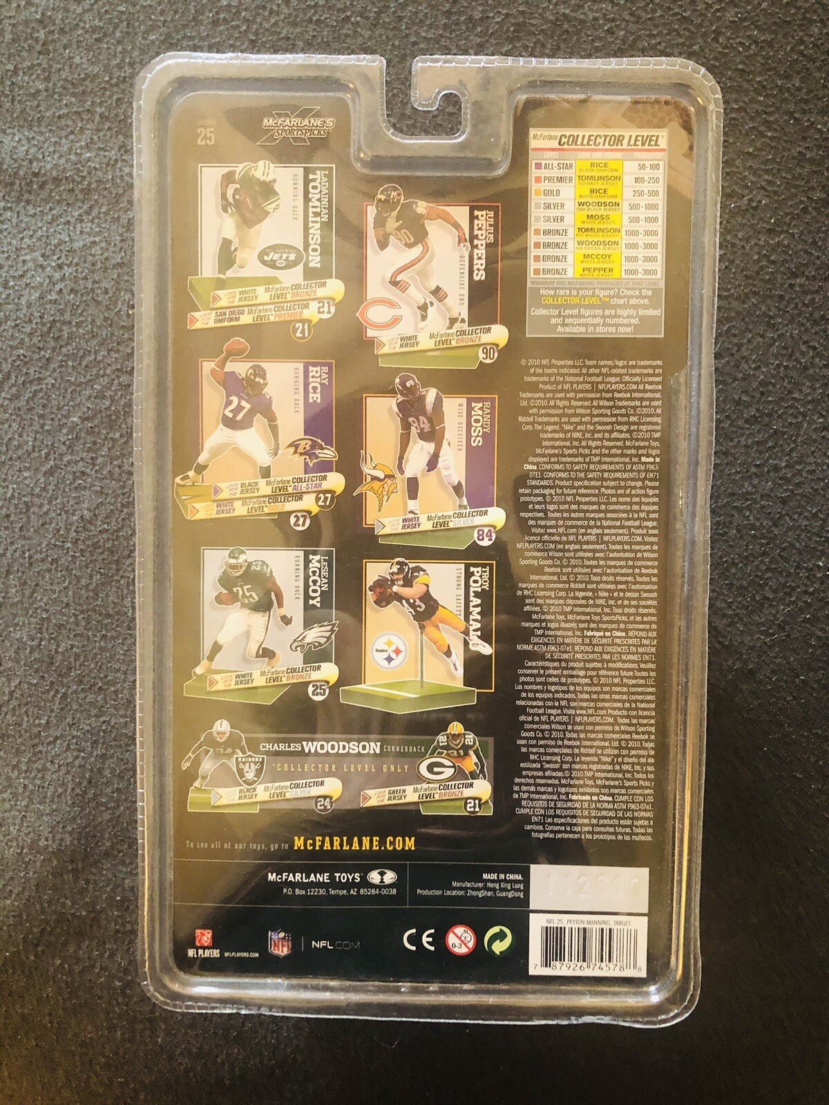 Peyton Manning McFarlane Series 25 Retro Variation