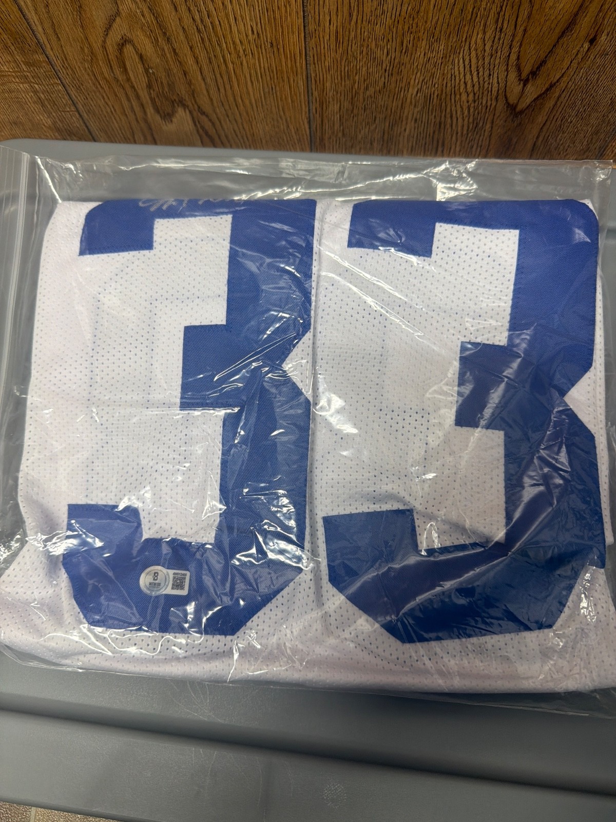 Javonte Williams Signed Dallas Cowboys Custom Jersey XL (Beckett)