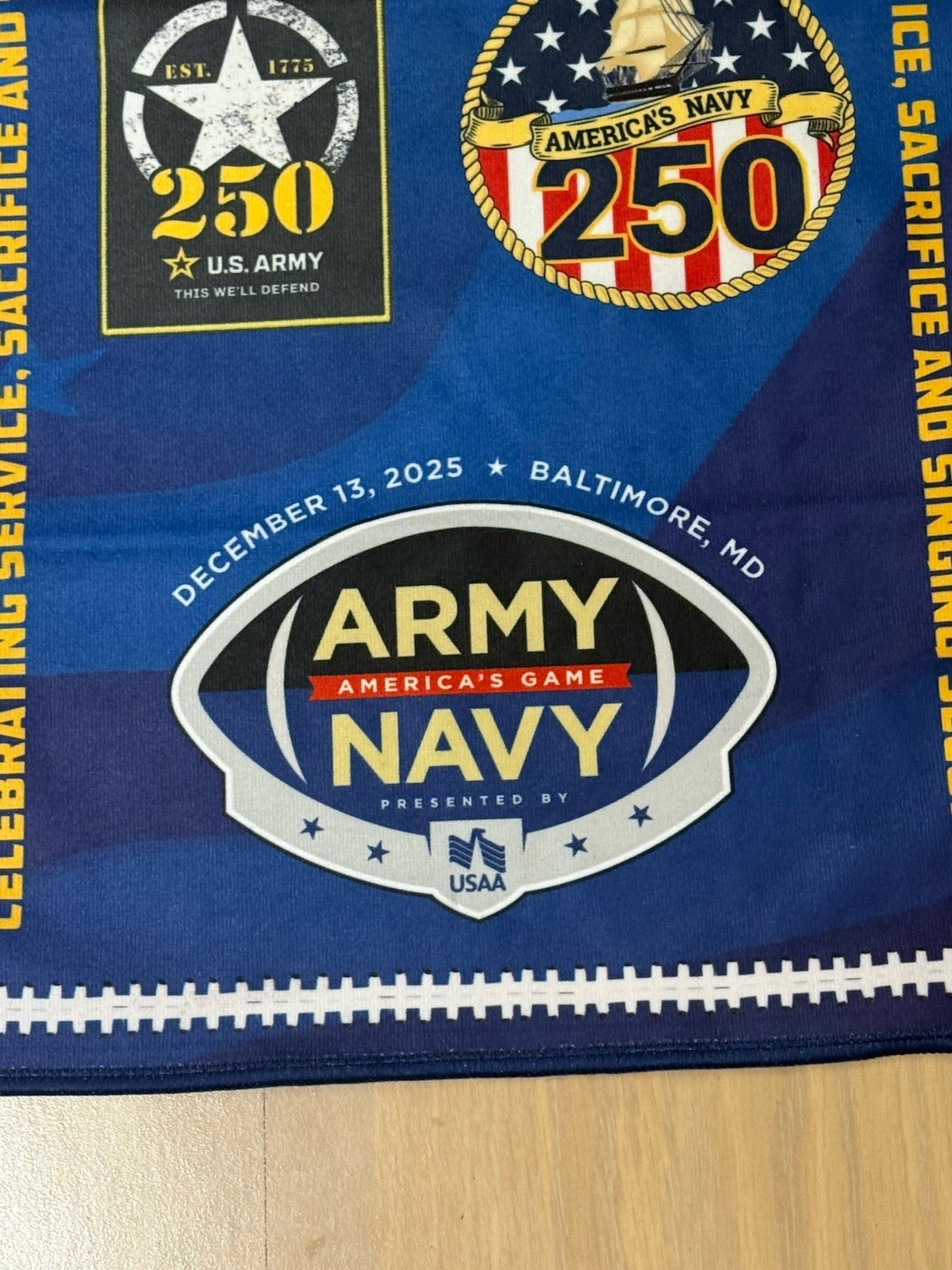 2025 Army-Navy Football Game Towel Super Cool ! 11 By 17 Inches Rare! Microfiber