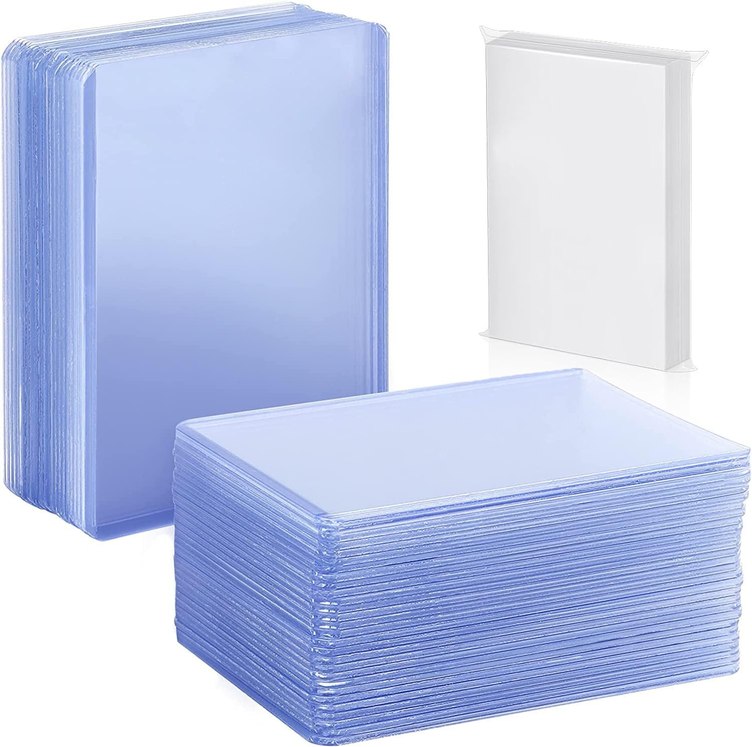 1000 PCS Toploaders and Panny Sleeves – Premium Hard Plastic Card Protectors,…