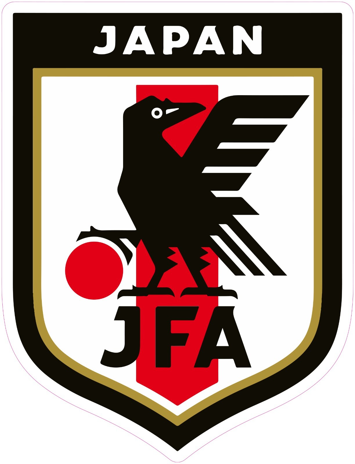 Japan National Soccer Team Logo HTV Heat Transfer Vinyl Iron On (NOT A PATCH)