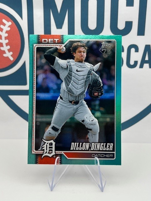 DILLON DINGLER 2026 Topps Series 2 #351 Aqua Rainbow Foil Detroit Tigers