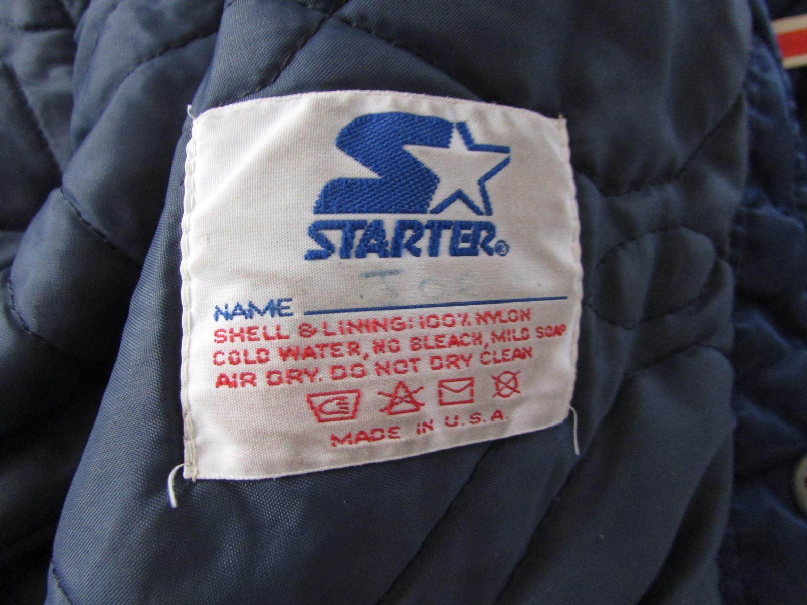 Chicago Bears NFL Football Starter Jacket M Team Sewn Authentic Vintage USA