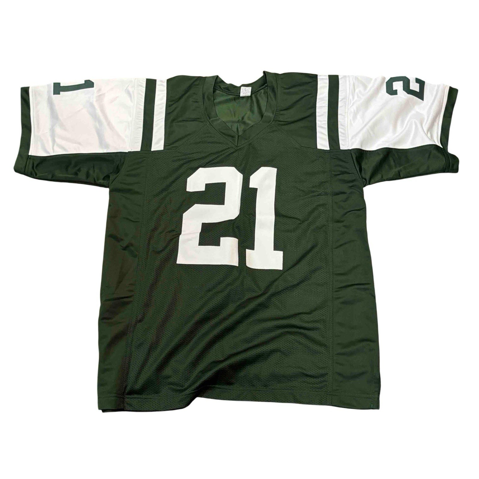 Chris Johnson #21 Auto New York Jets NFL Jersey Size XL Authenticated Signed