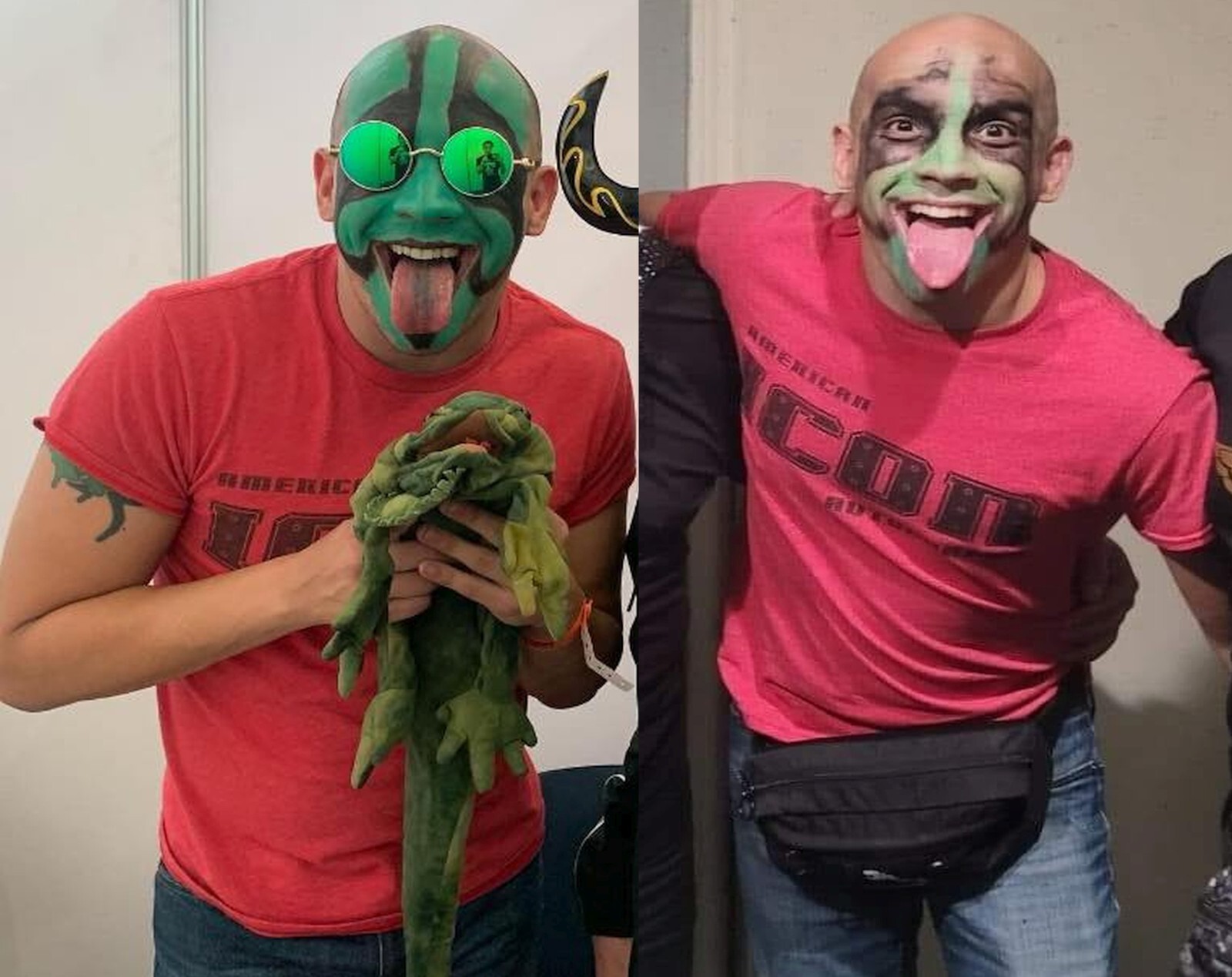 Mr. Iguana Signed 38″ Plush Yezka Stuffed Lizard WWE NXT Lucha Libre AAA Auto’d