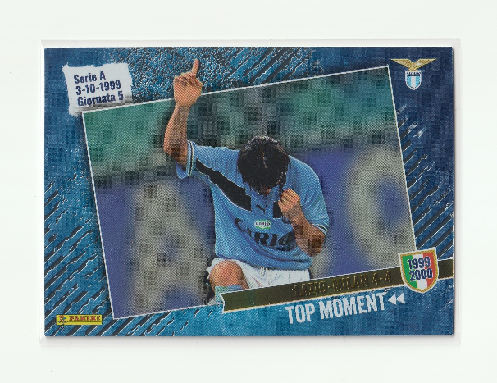 1999-00 PANINI LO SCUDETTO DEL SOGNI TOP MOMENT FOIL [ MARCELO SALAS ] LAZIO