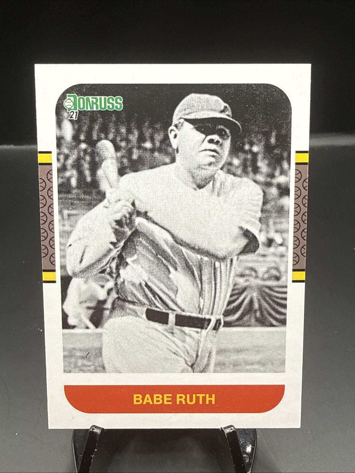BABE RUTH 2021 Donruss RETRO Variation Parallel #228 New York Yankees HOF