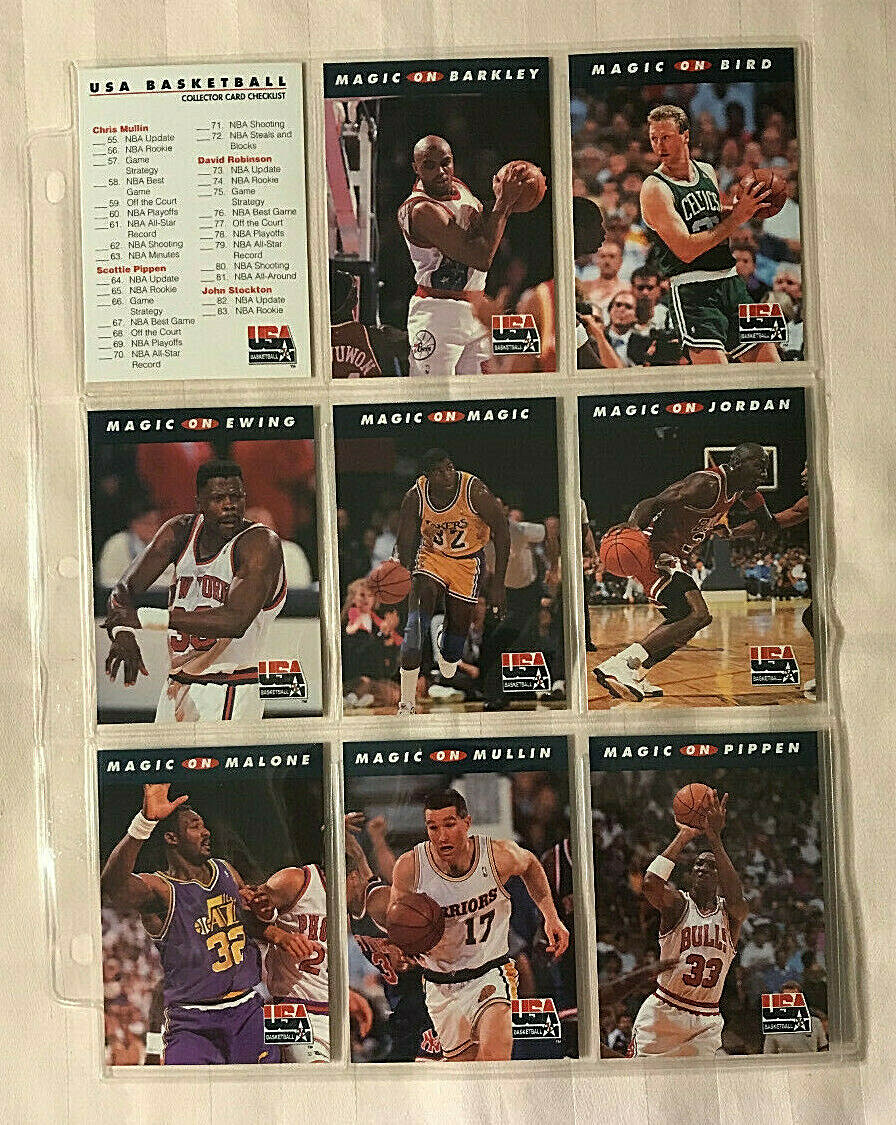 1992 SkyBox USA Basketball “OFFICIAL COLLECTOR SET” – Complete Your Set – PICK!