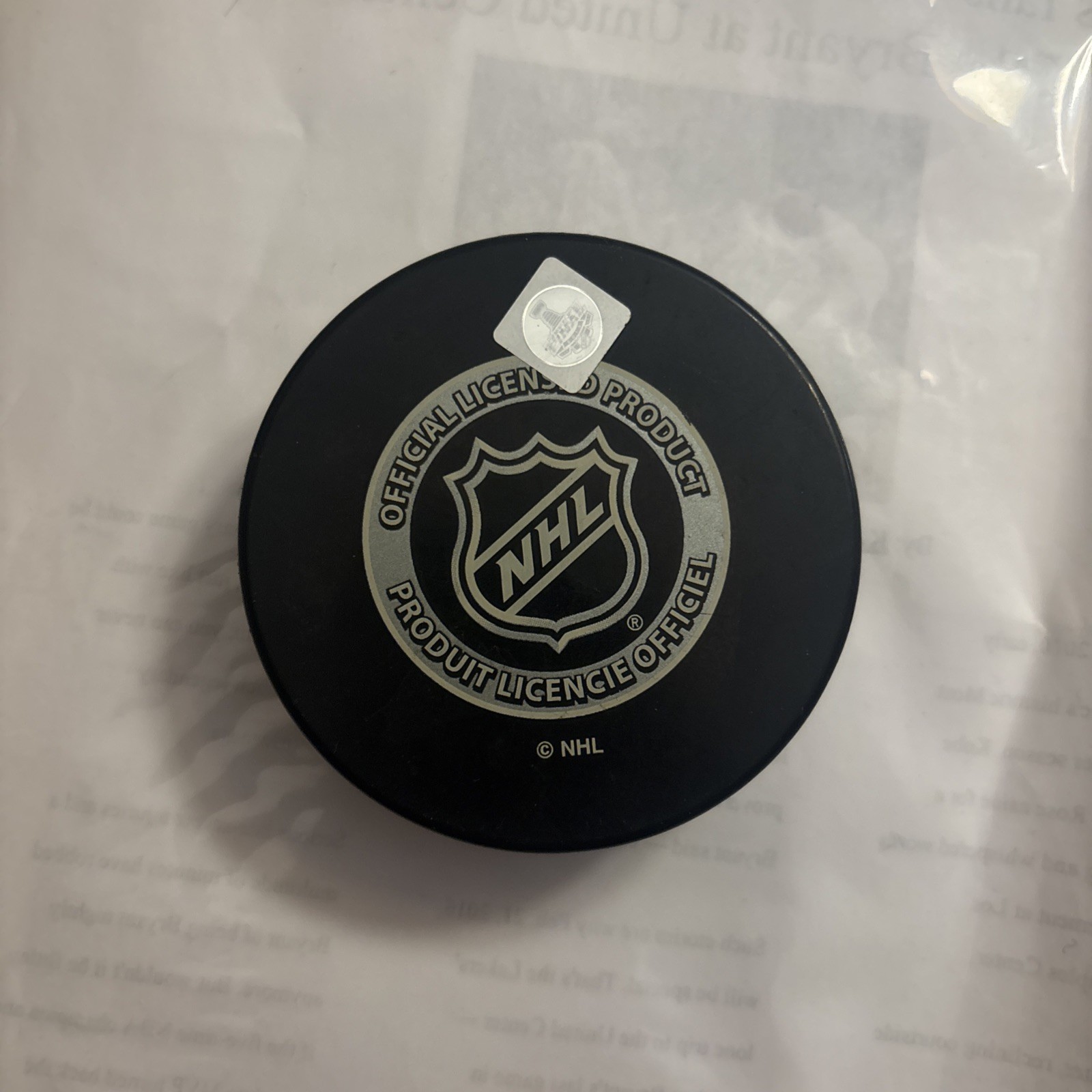 2013 Stanley Cup Finals Boaton Bruins Chicago Blackhawks Official Souvenir Puck
