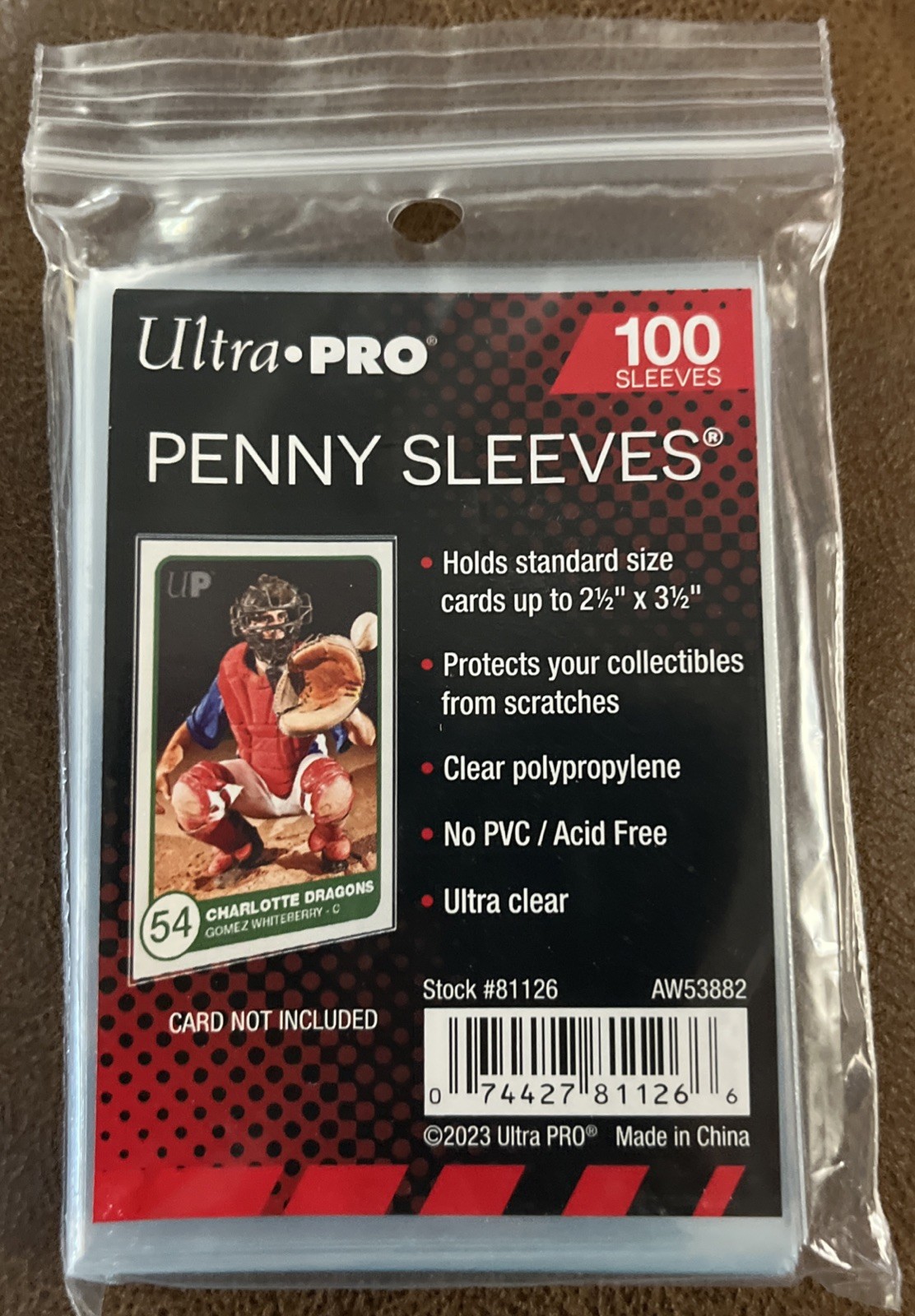 Ultra PRO AW1365 Soft Card Sleeves, Ultra Clear – 100 Count