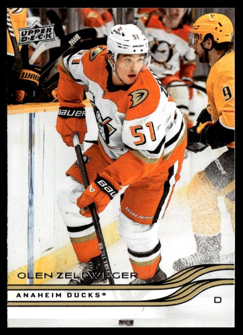 2025-26 Upper Deck Base Olen Zellweger Anaheim Ducks #251