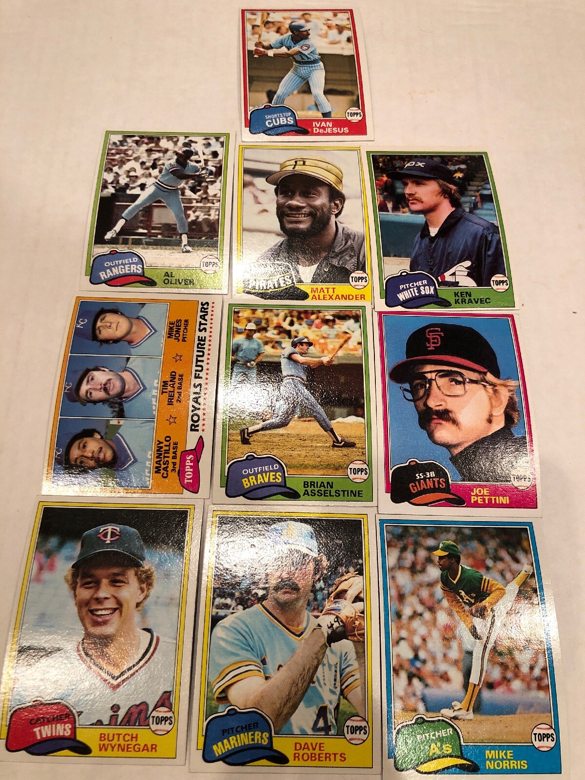 1979 1980 1981 1982 Topps Baseball U Pick 20 Cards Complete Your Set Lot New Ex+
