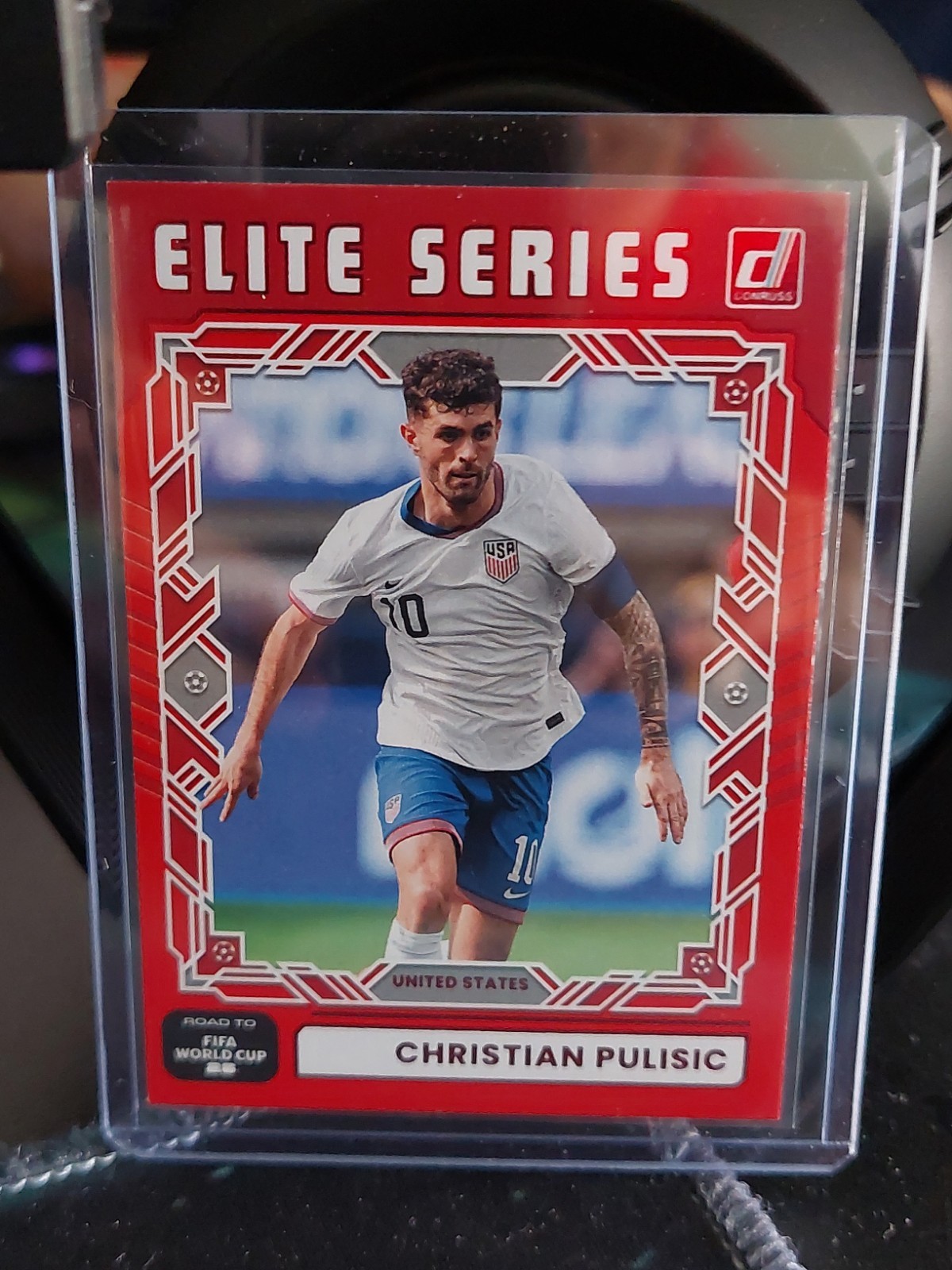 2025-26 Donruss Road to FIFA World Cup Christian Pulisic #3 Red Elite Series USA