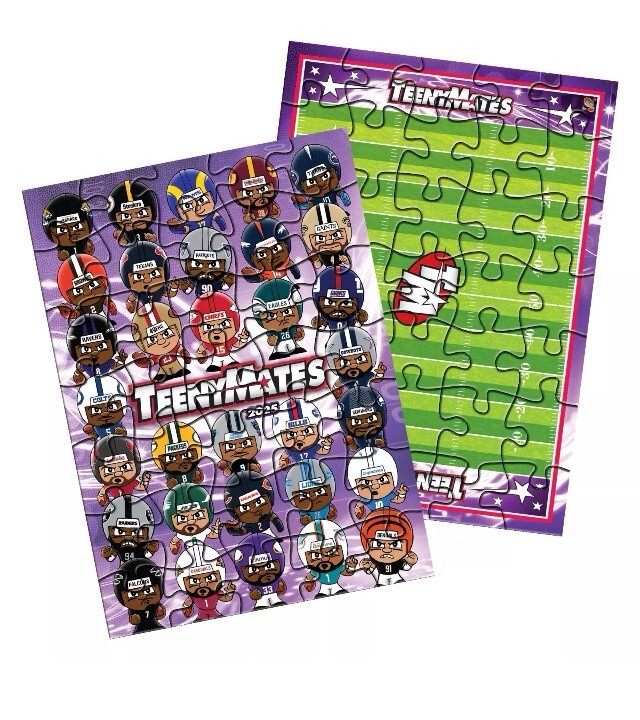 2025 NFL TeenyMates Series 13 Player Figures Lot of 4 Blind Factory Sealed Packs