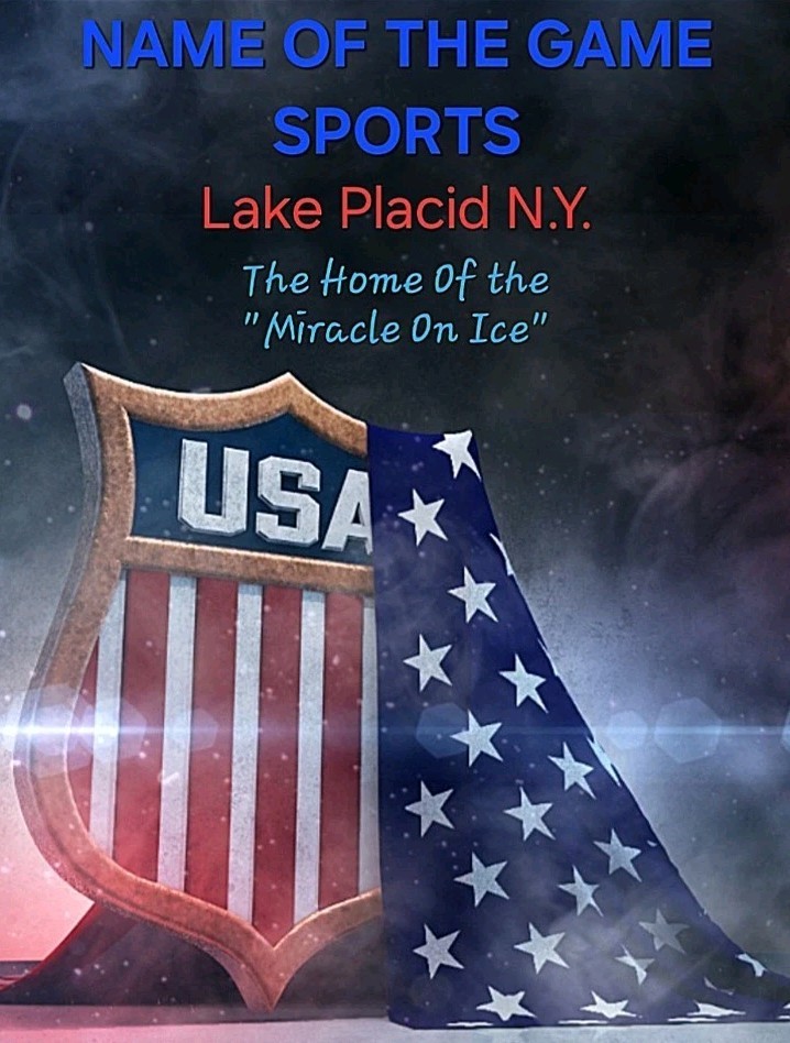 1980 Winter Olympics Vintage Lake Placid 1980 Olympic Logo Poster (Original)