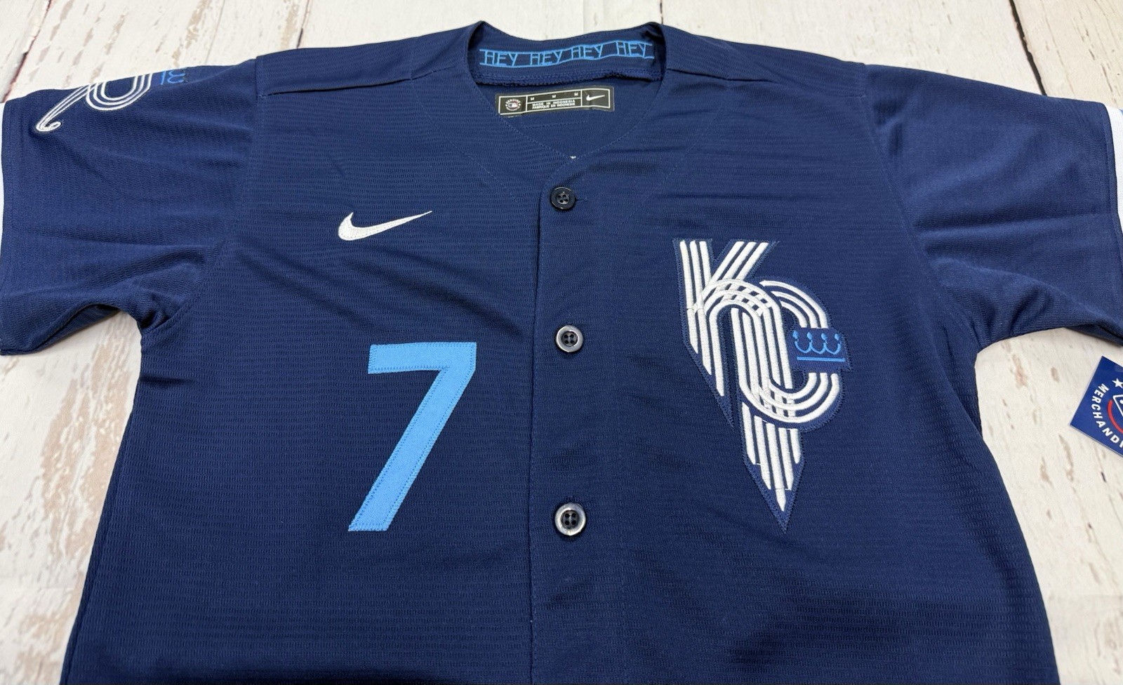 YOUTH Bobby Witt Jr Jersey Kids Kansas City Royals City Connect (LARGE)