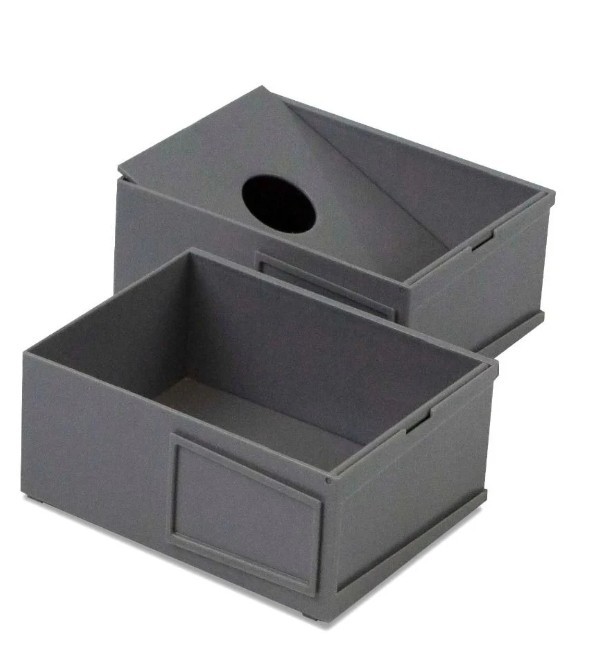 (6 Cells/Pack) BCW Modular Sorting Tray – Combinable Cells with Adjustable Bases