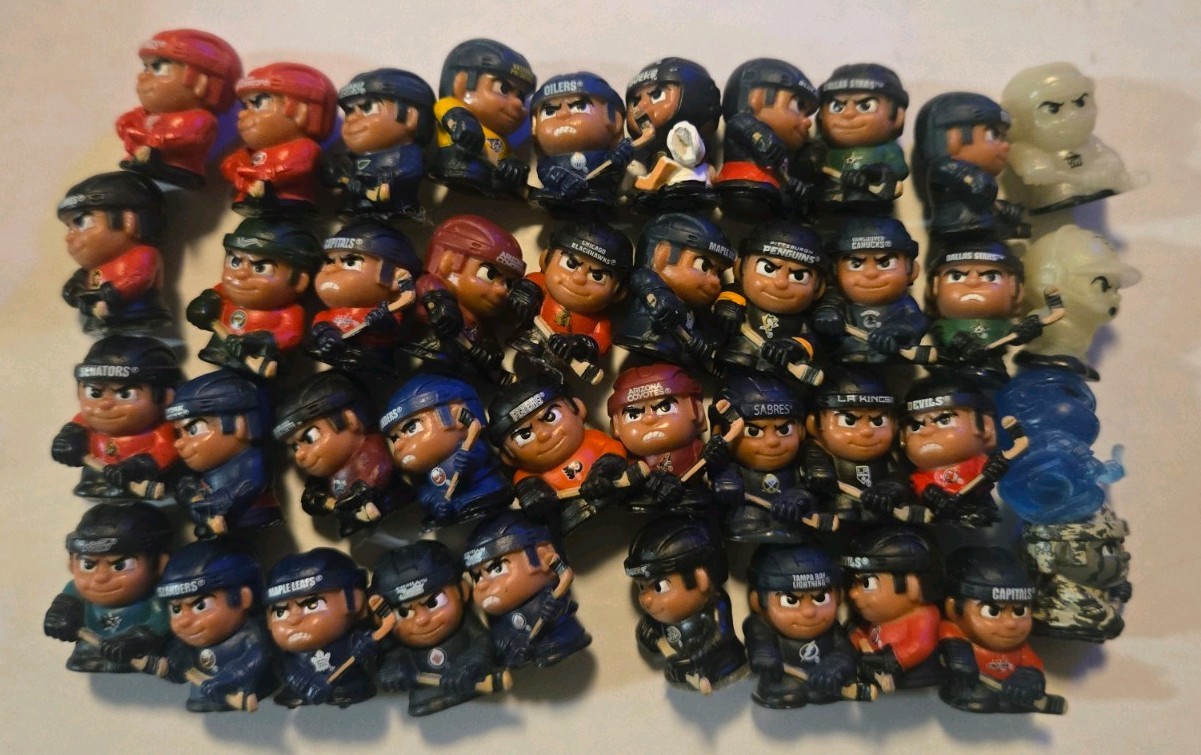 NHL TeenyMates Mini Hockey Player Figures Lot(40) Assorted, some rares