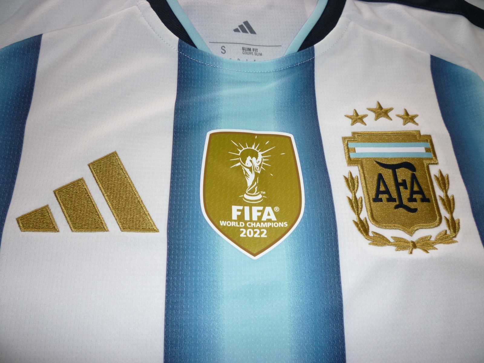 Adidas Argentina AFA FIFA World Cup 2022 Champions Home jersey-New
