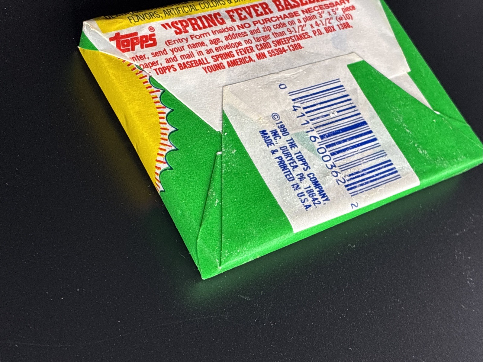 1990 Topps Baseball Factory Sealed Wax PACK 16 Cards per pack
