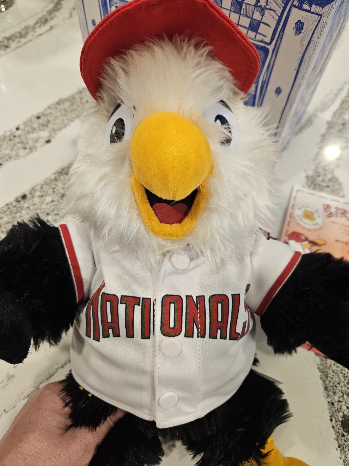 March 2008 MLB Washington Nationals Build A Bear Workshop 16″ Screech VERY RARE