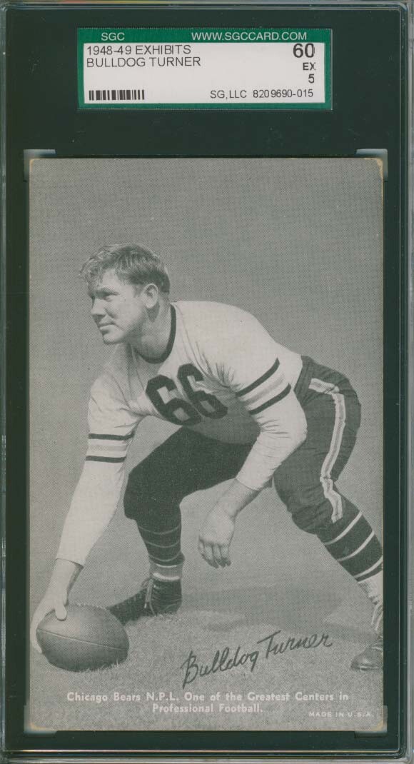 1948-49 Sports Champion Exhibits,Turner,SGC60,Black/White Tint,HOF,3 Higher