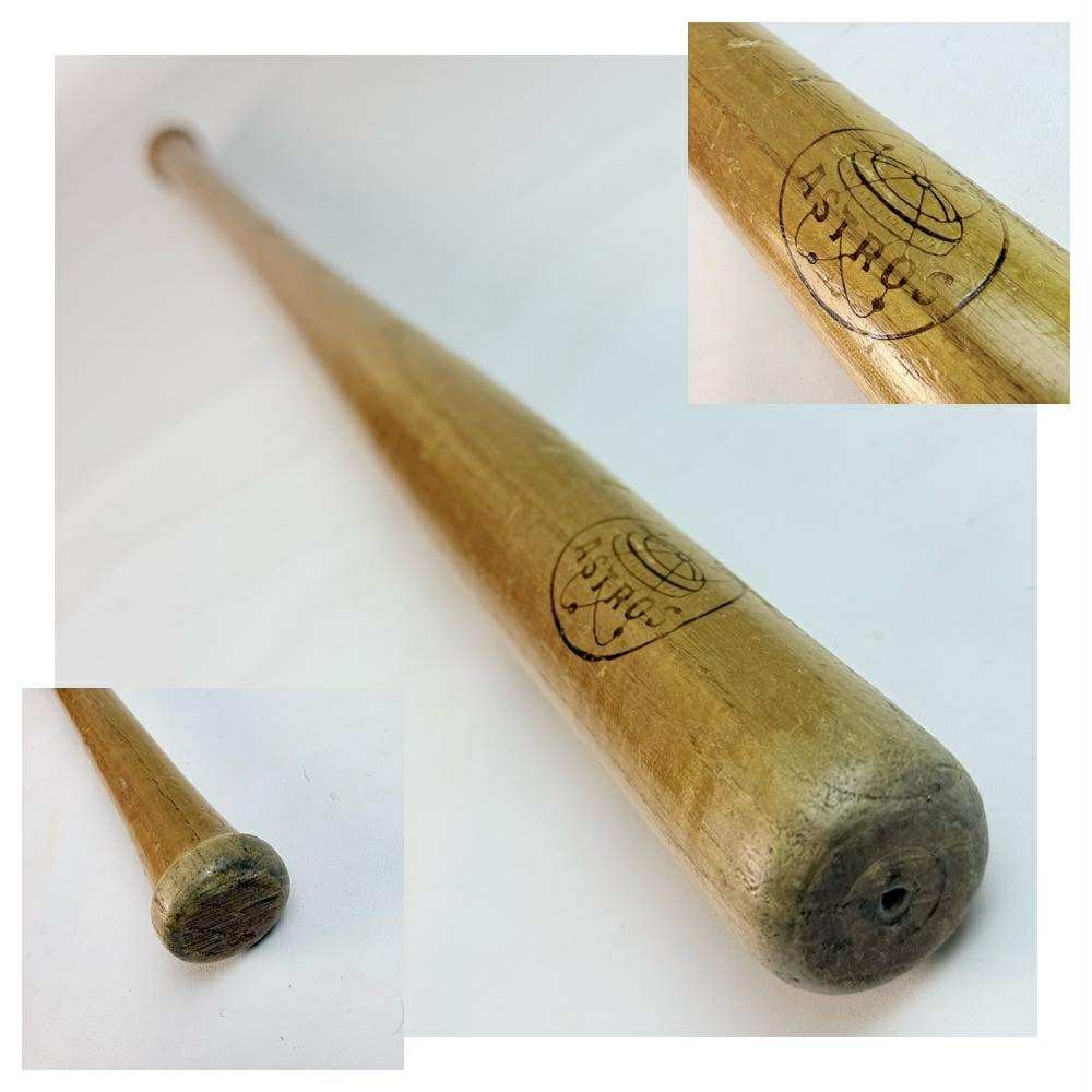 VTG 1965–1967 Houston Astros Bat Day Mini Bat 18″ Stadium Giveaway Orbit Logo