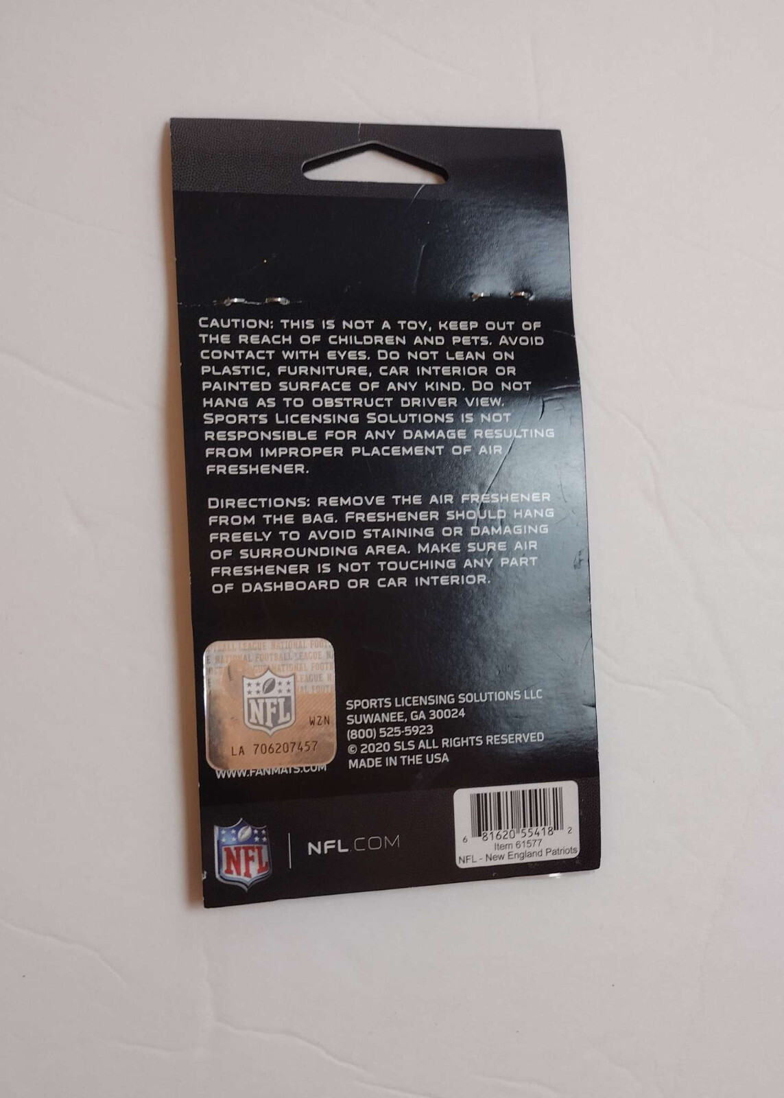 New England Patriots 2-Pack Air Freshener