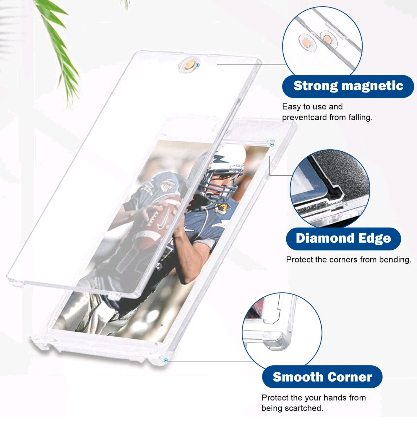 THE PERFECT PART 25 Magnetic Card Holders 35pt UV Protection