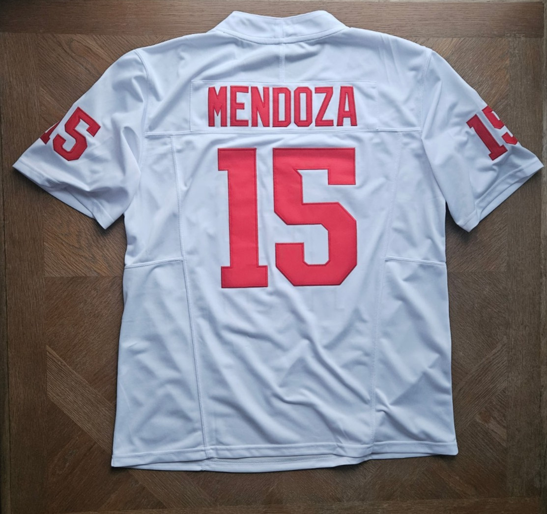 Fernando Mendoza #15 Indiana Hoosiers Home Jersey 🏈 BIG 10 Conference CHAMPS!🏆
