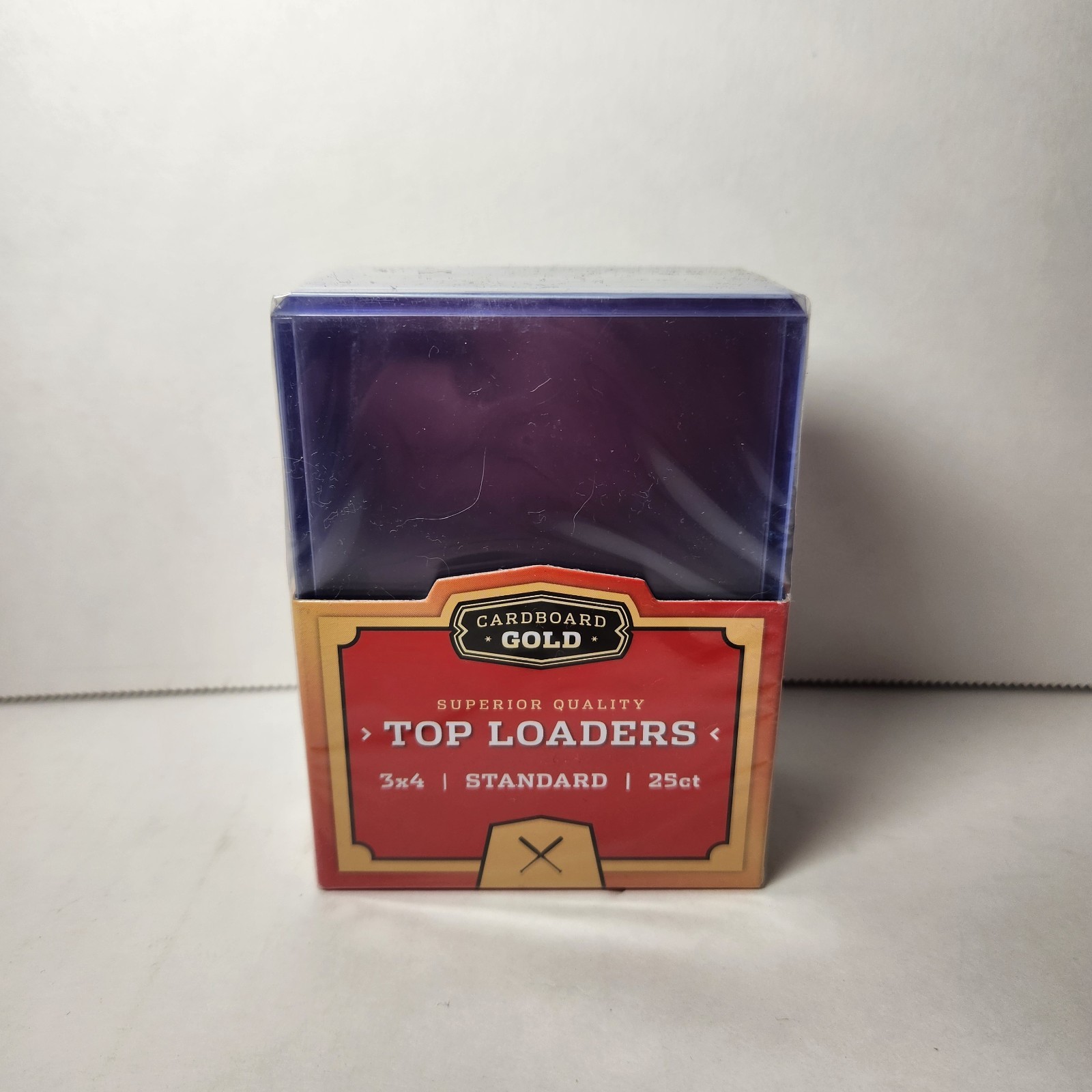 Cardboard Gold 3×4 Top Loaders 25 Pack Standard Toploaders New Sealed Sports Car