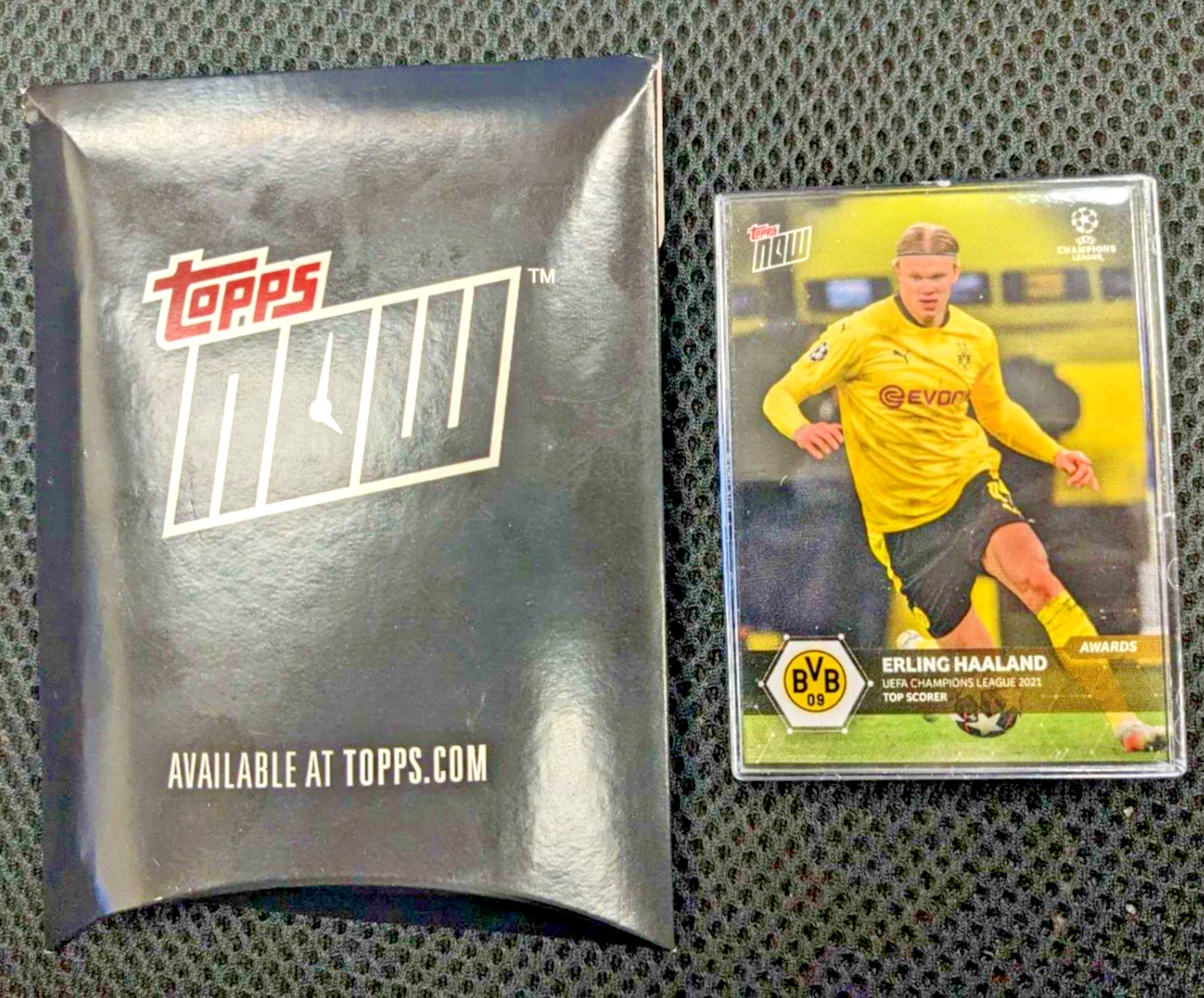2020-21 Topps Now UEFA UCL #87 Erling Haaland Borussia Dortmund x2