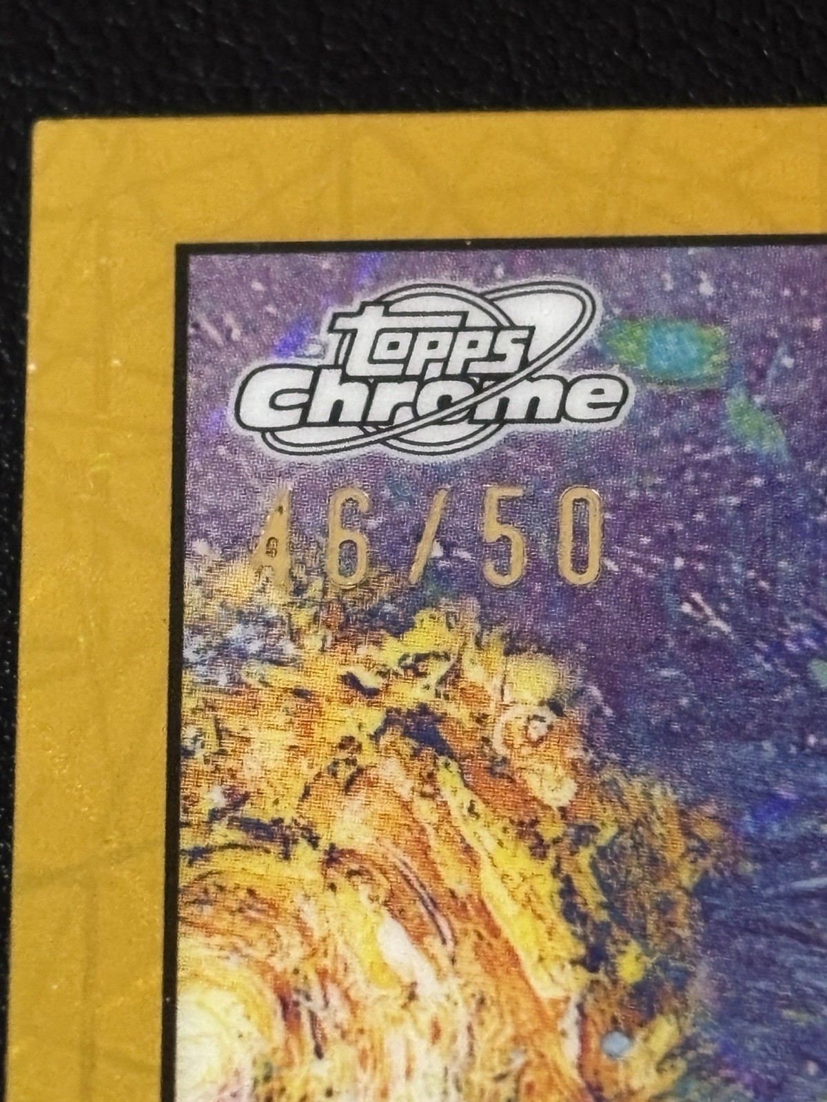 Ashton Jeanty 2025 Topps Chrome Cosmic Gold /50 Stars In The Night STN-4