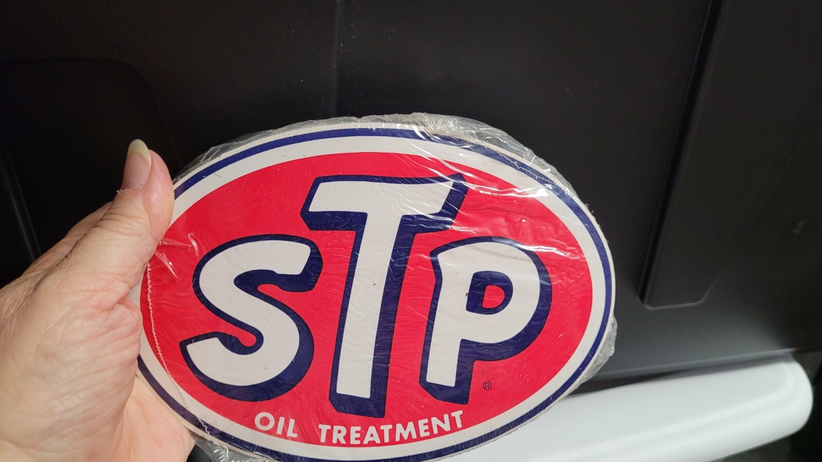 Large STP 7 Inch Sticker / Decal