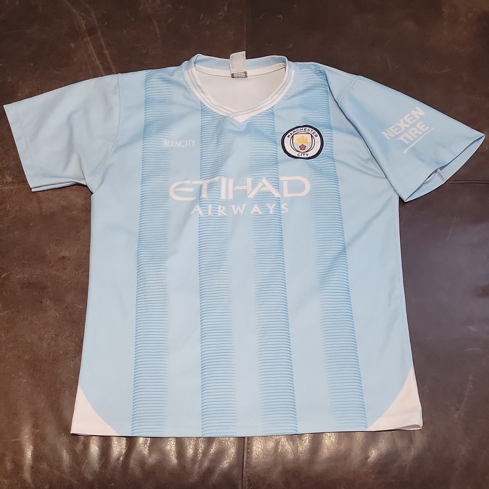 Puma Manchester City Jersey Youth SZ 14 (L) 23/24 Erling Haaland #9 WC Hero 252