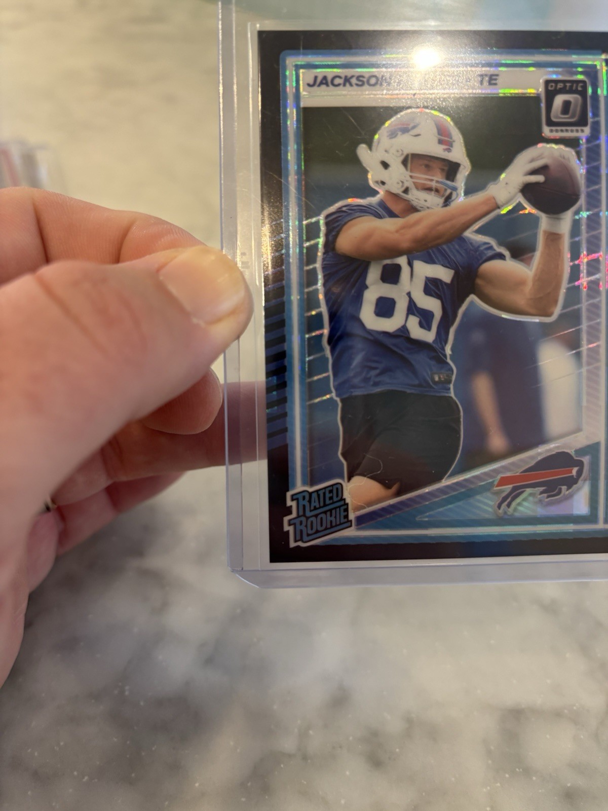 2025 Panini Donruss Optic Rated Rookie Jackson Hawes Black Pandora /25 (RC #224)