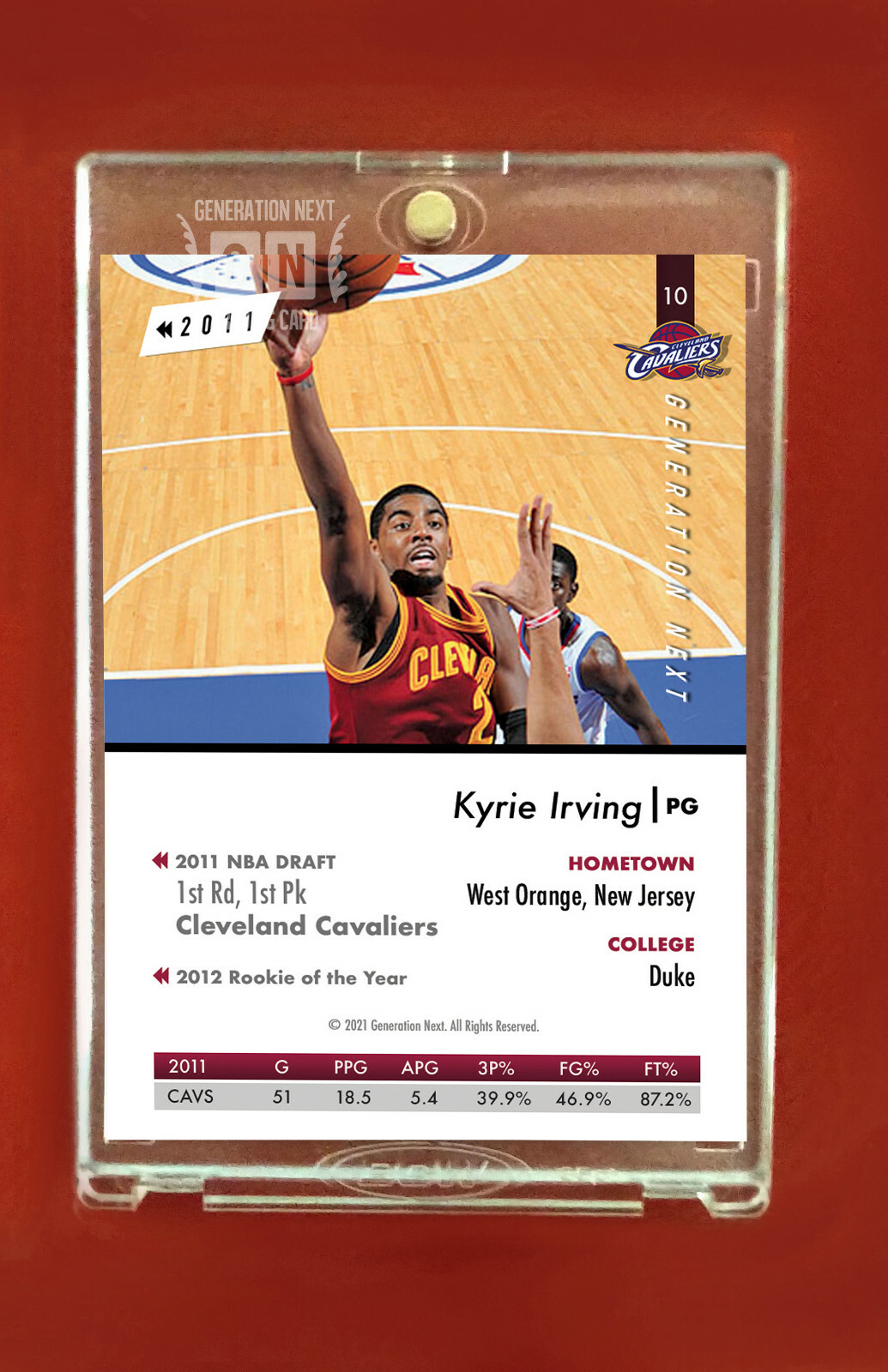 Kyrie Irving / Cavaliers RC / Rookie Replay 2011 / Generation Next